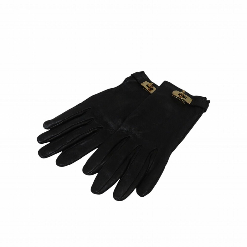 Hermes Kelly bag with hardware, genuine leather gloves, GP finish.